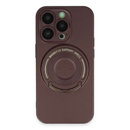 Newface iPhone 14 Pro Kılıf Lukka Magneticsafe Kapak - Kahverengi Newface iPhone 14 Pro Kılıf Lukka Magneticsafe Kapak - Kahverengi