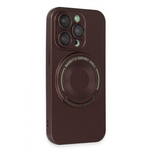 Newface iPhone 14 Pro Kılıf Lukka Magneticsafe Kapak - Kahverengi Newface iPhone 14 Pro Kılıf Lukka Magneticsafe Kapak - Kahverengi
