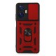 Newface Realme C55 Kılıf Pars Lens Yüzüklü Silikon - Kırmızı Newface Realme C55 Kılıf Pars Lens Yüzüklü Silikon - Kırmızı