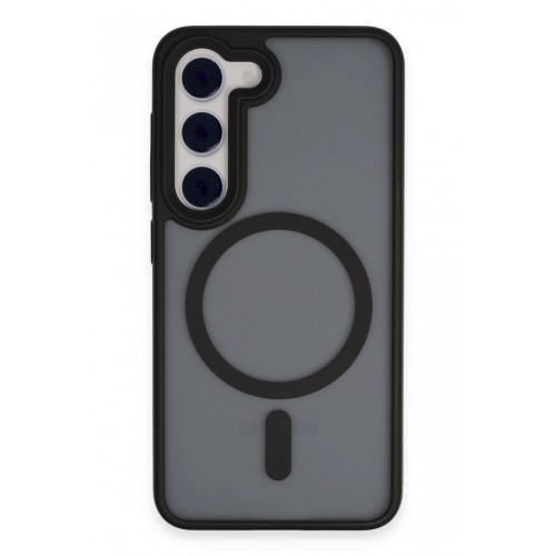 Newface Samsung Galaxy S23 Kılıf Trex Magneticsafe Kapak - Siyah