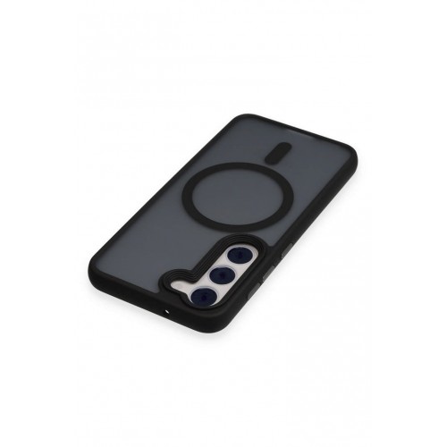 Newface Samsung Galaxy S23 Kılıf Trex Magneticsafe Kapak - Siyah Newface Samsung Galaxy S23 Kılıf Trex Magneticsafe Kapak - Siyah