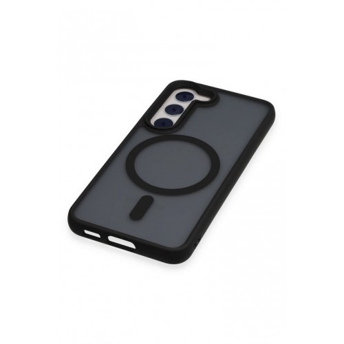 Newface Samsung Galaxy S23 Kılıf Trex Magneticsafe Kapak - Siyah Newface Samsung Galaxy S23 Kılıf Trex Magneticsafe Kapak - Siyah