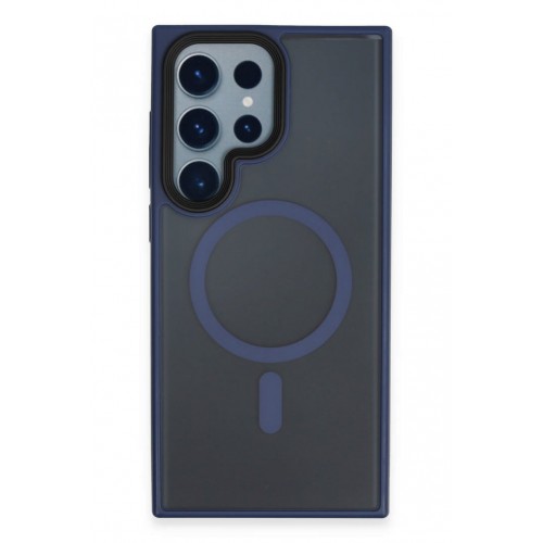 Newface Samsung Galaxy S23 Ultra Kılıf Trex Magneticsafe Kapak - Mavi Newface Samsung Galaxy S23 Ultra Kılıf Trex Magneticsafe Kapak - Mavi