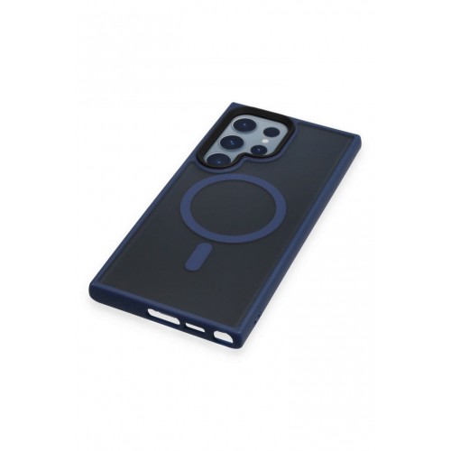Newface Samsung Galaxy S23 Ultra Kılıf Trex Magneticsafe Kapak - Mavi Newface Samsung Galaxy S23 Ultra Kılıf Trex Magneticsafe Kapak - Mavi