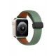 Newface Apple Watch 40mm KR414 Daks Deri Kordon - Koyu Yeşil Newface Apple Watch 40mm KR414 Daks Deri Kordon - Koyu Yeşil