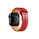 Newface Apple Watch 41mm KR415 Luaz Deri Kordon - Kırmızı