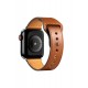 Newface Apple Watch Ultra 49mm KR415 Luaz Deri Kordon - Kahverengi Newface Apple Watch Ultra 49mm KR415 Luaz Deri Kordon - Kahverengi