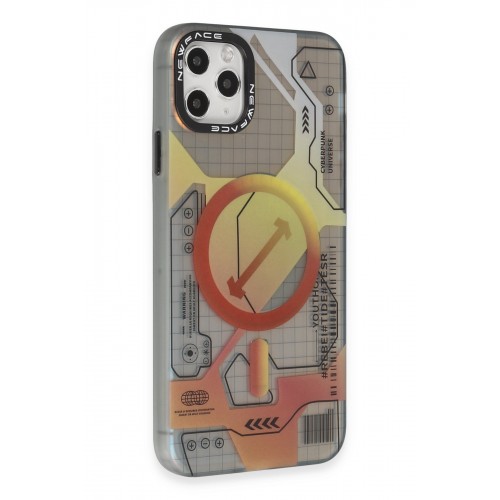 Newface iPhone 11 Pro Max Kılıf Venüs Magneticsafe Desenli Kapak - Venüs - 6