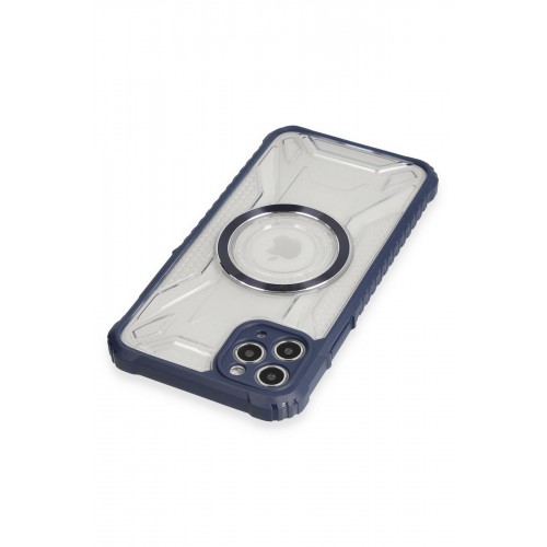 Newface iPhone 11 Pro Kılıf Prag Magneticsafe Kapak - Lacivert Newface iPhone 11 Pro Kılıf Prag Magneticsafe Kapak - Lacivert