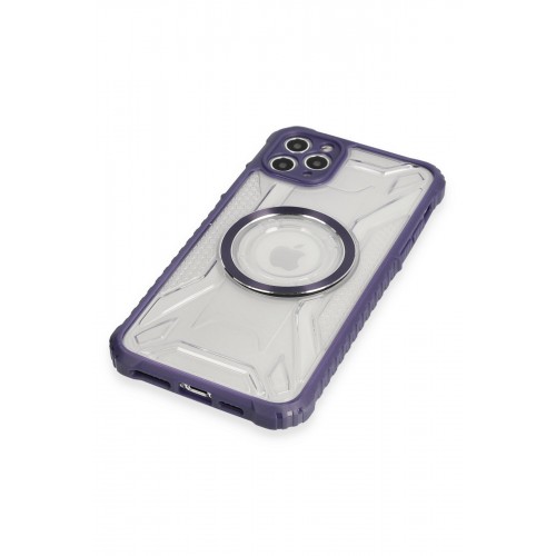 Newface iPhone 11 Pro Max Kılıf Prag Magneticsafe Kapak - Derin Mor Newface iPhone 11 Pro Max Kılıf Prag Magneticsafe Kapak - Derin Mor
