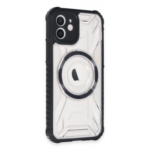 Newface iPhone 12 Kılıf Prag Magneticsafe Kapak - Siyah Newface iPhone 12 Kılıf Prag Magneticsafe Kapak - Siyah