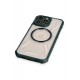 Newface iPhone 12 Pro Max Kılıf Prag Magneticsafe Kapak - Koyu Yeşil