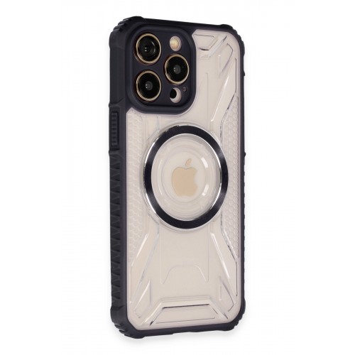 Newface iPhone 13 Pro Kılıf Prag Magneticsafe Kapak - Siyah Newface iPhone 13 Pro Kılıf Prag Magneticsafe Kapak - Siyah