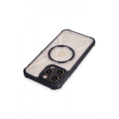 Newface iPhone 13 Pro Kılıf Prag Magneticsafe Kapak - Siyah Newface iPhone 13 Pro Kılıf Prag Magneticsafe Kapak - Siyah