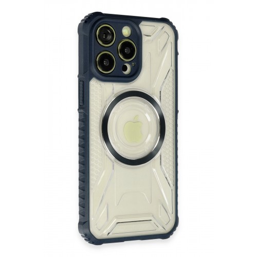 Newface iPhone 13 Pro Kılıf Prag Magneticsafe Kapak - Lacivert Newface iPhone 13 Pro Kılıf Prag Magneticsafe Kapak - Lacivert