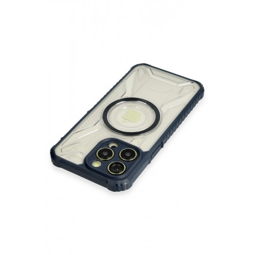 Newface iPhone 13 Pro Kılıf Prag Magneticsafe Kapak - Lacivert Newface iPhone 13 Pro Kılıf Prag Magneticsafe Kapak - Lacivert