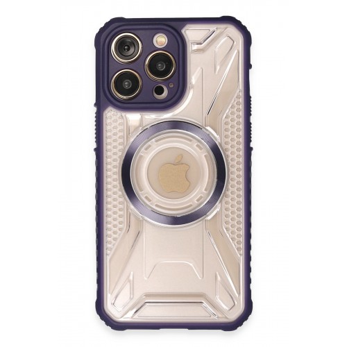 Newface iPhone 13 Pro Kılıf Prag Magneticsafe Kapak - Derin Mor Newface iPhone 13 Pro Kılıf Prag Magneticsafe Kapak - Derin Mor