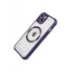 Newface iPhone 14 Kılıf Prag Magneticsafe Kapak - Derin Mor
