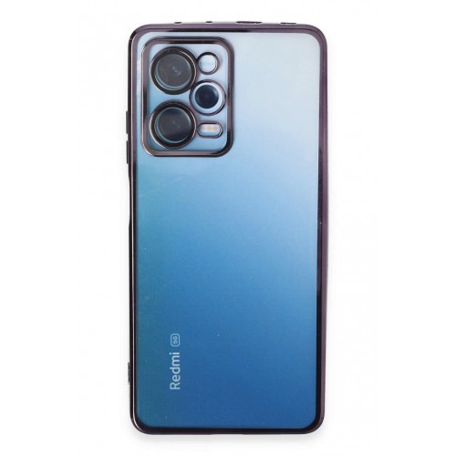 Newface Xiaomi Redmi Note 12 Pro 5G Kılıf Razer Lensli Silikon - Mor