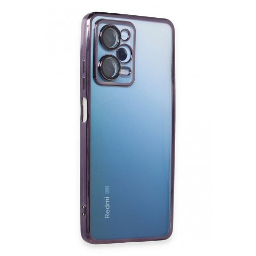Newface Xiaomi Redmi Note 12 Pro 5G Kılıf Razer Lensli Silikon - Mor Newface Xiaomi Redmi Note 12 Pro 5G Kılıf Razer Lensli Silikon - Mor
