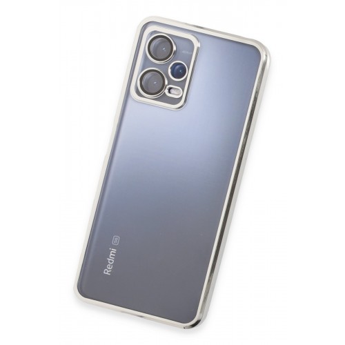 Newface Xiaomi Redmi Note 12 Pro 5G Kılıf Razer Lensli Silikon - Gümüş Newface Xiaomi Redmi Note 12 Pro 5G Kılıf Razer Lensli Silikon - Gümüş