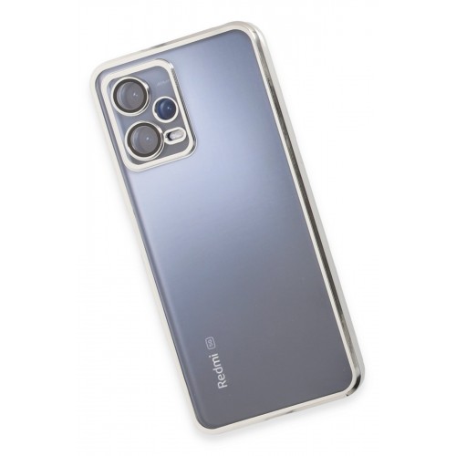 Newface Xiaomi Redmi Note 12 Pro 5G Kılıf Razer Lensli Silikon - Gümüş Newface Xiaomi Redmi Note 12 Pro 5G Kılıf Razer Lensli Silikon - Gümüş
