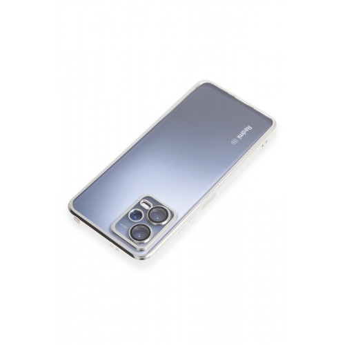 Newface Xiaomi Redmi Note 12 Pro 5G Kılıf Razer Lensli Silikon - Gümüş Newface Xiaomi Redmi Note 12 Pro 5G Kılıf Razer Lensli Silikon - Gümüş