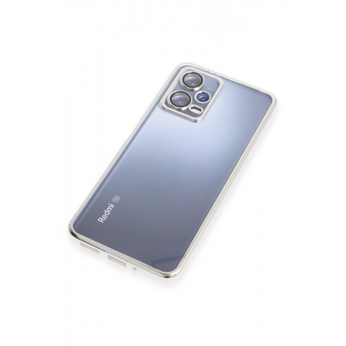 Newface Xiaomi Redmi Note 12 Pro 5G Kılıf Razer Lensli Silikon - Gümüş Newface Xiaomi Redmi Note 12 Pro 5G Kılıf Razer Lensli Silikon - Gümüş
