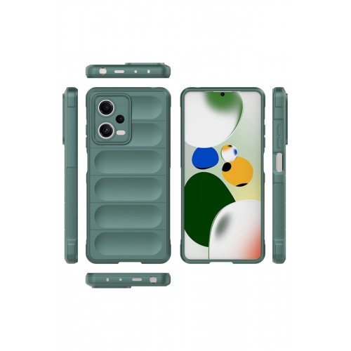 Newface Xiaomi Redmi Note 12 5G Kılıf Optimum Silikon - Koyu Yeşil Newface Xiaomi Redmi Note 12 5G Kılıf Optimum Silikon - Koyu Yeşil