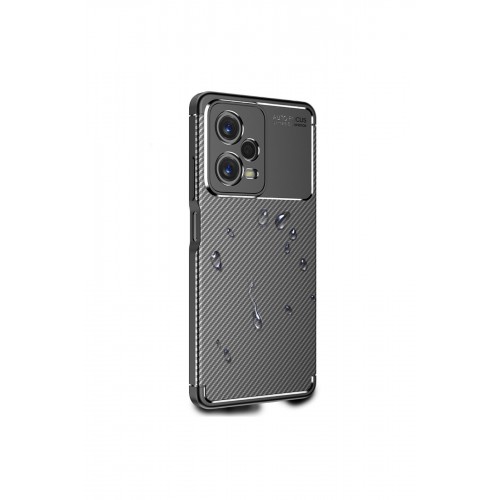 Newface Xiaomi Redmi Note 12 5G Kılıf Focus Karbon Silikon - Siyah Newface Xiaomi Redmi Note 12 5G Kılıf Focus Karbon Silikon - Siyah