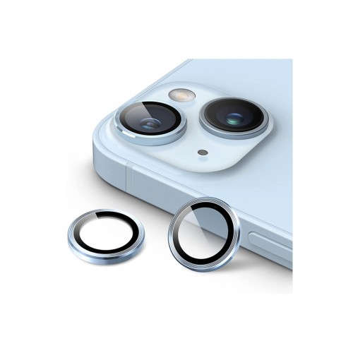 Newface iPhone 13 Mini Valdez Metal Kamera Lens - Sierra Blue Newface iPhone 13 Mini Valdez Metal Kamera Lens - Sierra Blue