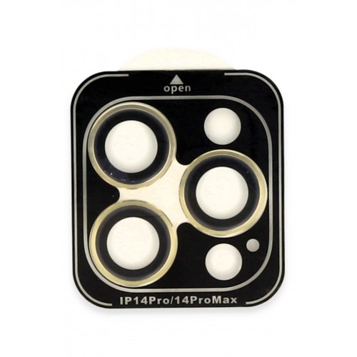 Newface iPhone 14 Pro Max Bind Metal Kamera Lens - Gold Newface iPhone 14 Pro Max Bind Metal Kamera Lens - Gold