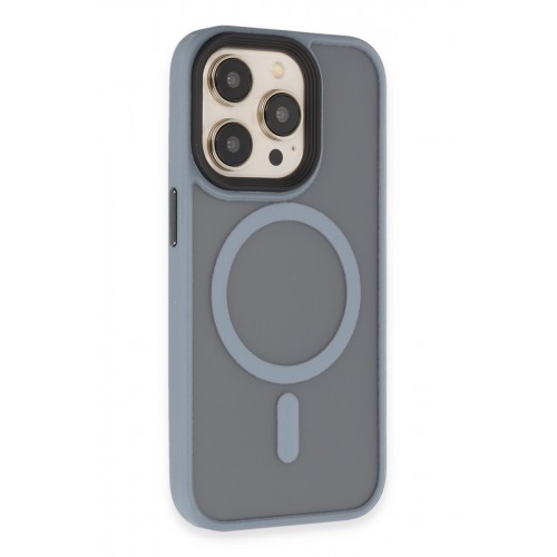 Newface iPhone 14 Pro Max Kılıf Trex Magneticsafe Kapak - Sierra Blue