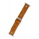 Newface Apple Watch 42mm NL18 Deri Kordon - Taba Newface Apple Watch 42mm NL18 Deri Kordon - Taba