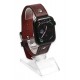 Newface Apple Watch 45mm NL18 Deri Kordon - Derin Mor Newface Apple Watch 45mm NL18 Deri Kordon - Derin Mor