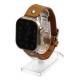 Newface Apple Watch Ultra 49mm NL18 Deri Kordon - Taba Newface Apple Watch Ultra 49mm NL18 Deri Kordon - Taba
