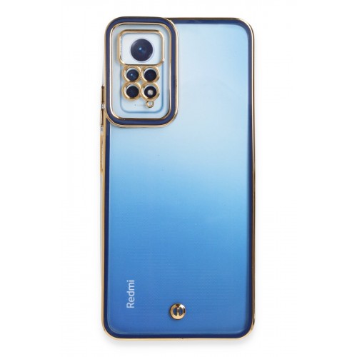 Newface Xiaomi Redmi Note 12 Pro 4G Kılıf Liva Lens Silikon - Mavi