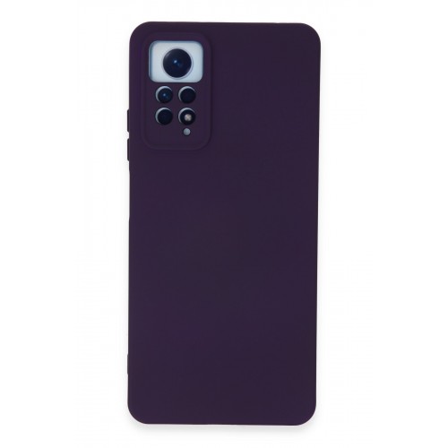 Newface Xiaomi Redmi Note 12 Pro 4G Kılıf Nano içi Kadife Silikon - Mor Newface Xiaomi Redmi Note 12 Pro 4G Kılıf Nano içi Kadife Silikon - Mor