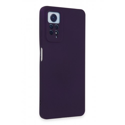 Newface Xiaomi Redmi Note 12 Pro 4G Kılıf Nano içi Kadife Silikon - Mor Newface Xiaomi Redmi Note 12 Pro 4G Kılıf Nano içi Kadife Silikon - Mor