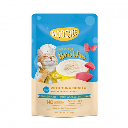 Moochie Çorba Kedi Ödülü Ton-Palamut 40 Gr Moochie Çorba Kedi Ödülü Ton-Palamut 40 Gr