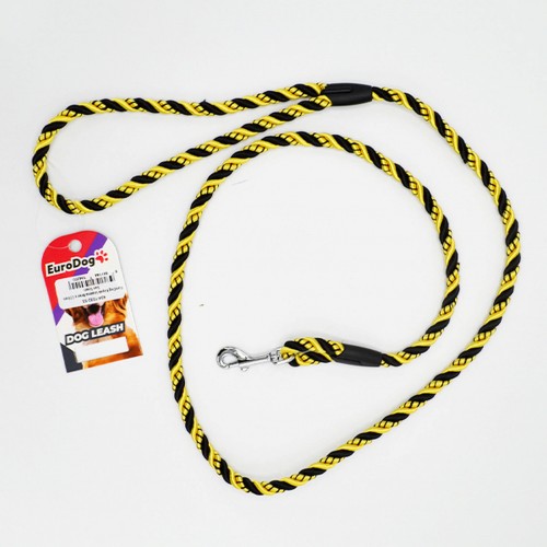 EuroDog Köpek Uzatma 8mm x 120cm Sarı Siyah EuroDog Köpek Uzatma 8mm x 120cm Sarı Siyah