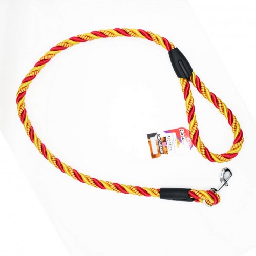 EuroDog Köpek Uzatma 14 mm x 120cm Sarı Kırmızı
