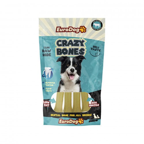 EuroDog Crazy Bone Pres Kemik 7 Cm 100 Gr. EuroDog Crazy Bone Pres Kemik 7 Cm 100 Gr.