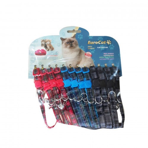 EuroCat Kedi Boy. Tas. Ekose Des.10mm28cm 12 Li EuroCat Kedi Boy. Tas. Ekose Des.10mm28cm 12 Li