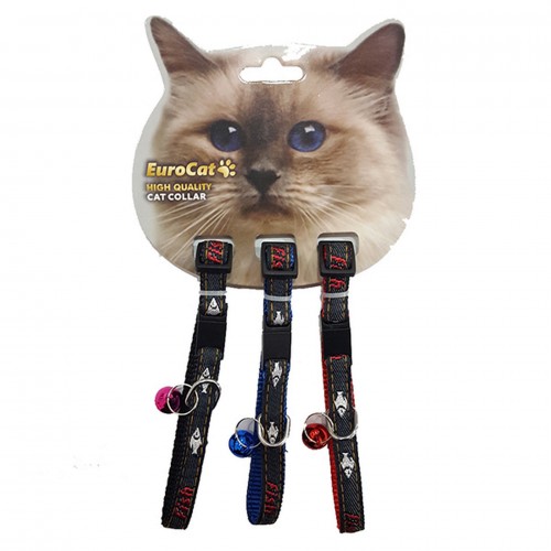 EuroCat Kedi Boy. Tas. Balık Des.10mm28cm (3 Lü) EuroCat Kedi Boy. Tas. Balık Des.10mm28cm (3 Lü)