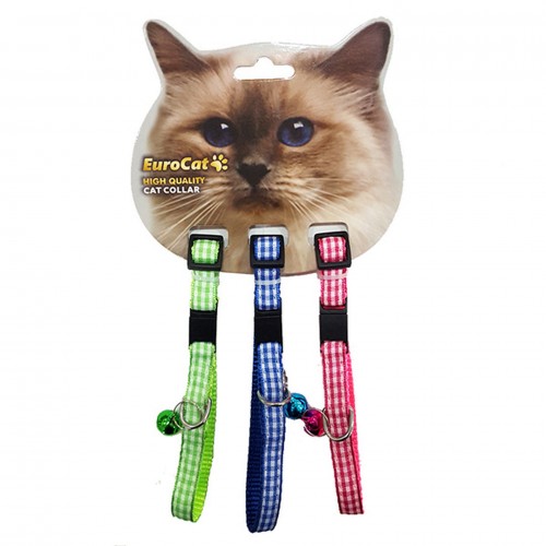 EuroCat Kedi Boy. Tas. Ekose Des.10mm28cm (3 Lü) EuroCat Kedi Boy. Tas. Ekose Des.10mm28cm (3 Lü)
