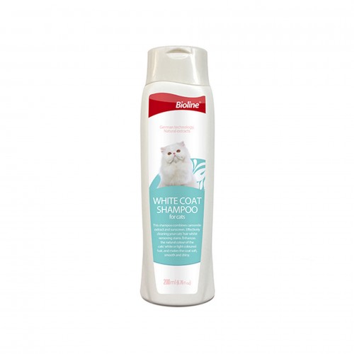 Bioline Kedi Şamp. Beyaz Tüylü Kediler İçin 200 ML