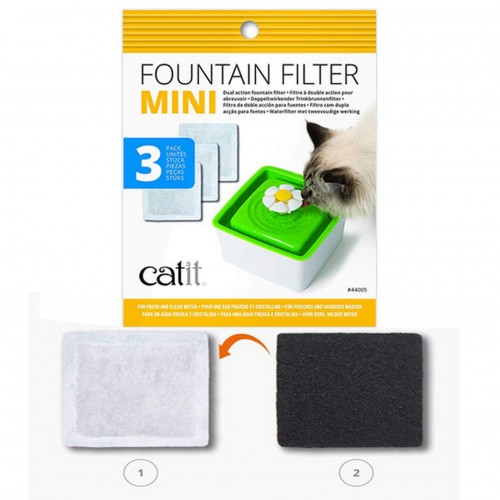Catit Kedi Suluğu Filtresi 3 Lü #43735W Catit Kedi Suluğu Filtresi 3 Lü #43735W