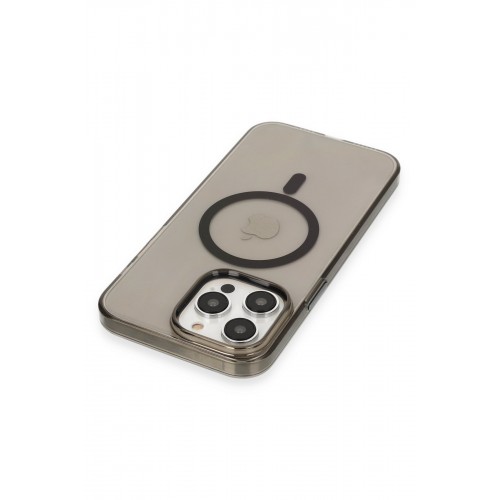 Newface iPhone 13 Pro Max Kılıf Tron Şeffaf Magsafe Kapak - Siyah Newface iPhone 13 Pro Max Kılıf Tron Şeffaf Magsafe Kapak - Siyah