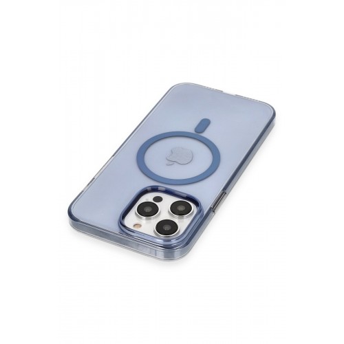 Newface iPhone 13 Pro Max Kılıf Tron Şeffaf Magsafe Kapak - Mavi Newface iPhone 13 Pro Max Kılıf Tron Şeffaf Magsafe Kapak - Mavi